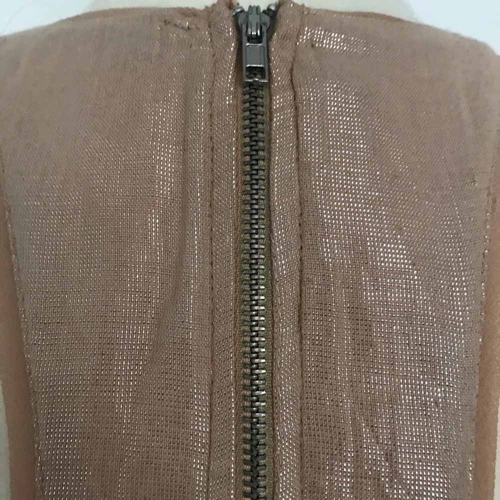 Zara Metallic Pink Racerback Top - Picture 6 of 10